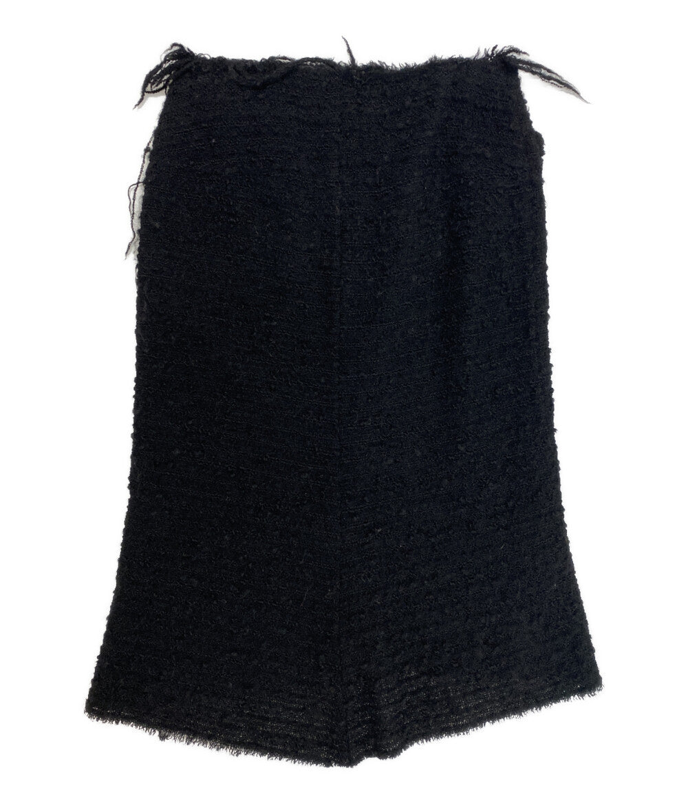 JUNYA WATANABE スカート ウールモヘヤ ブラック JKS040 レディース SIZE M ジュンヤワタナベ