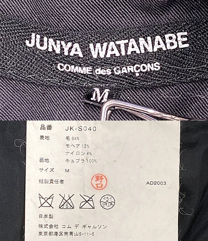 JUNYA WATANABE スカート ウールモヘヤ ブラック JKS040 レディース SIZE M ジュンヤワタナベ