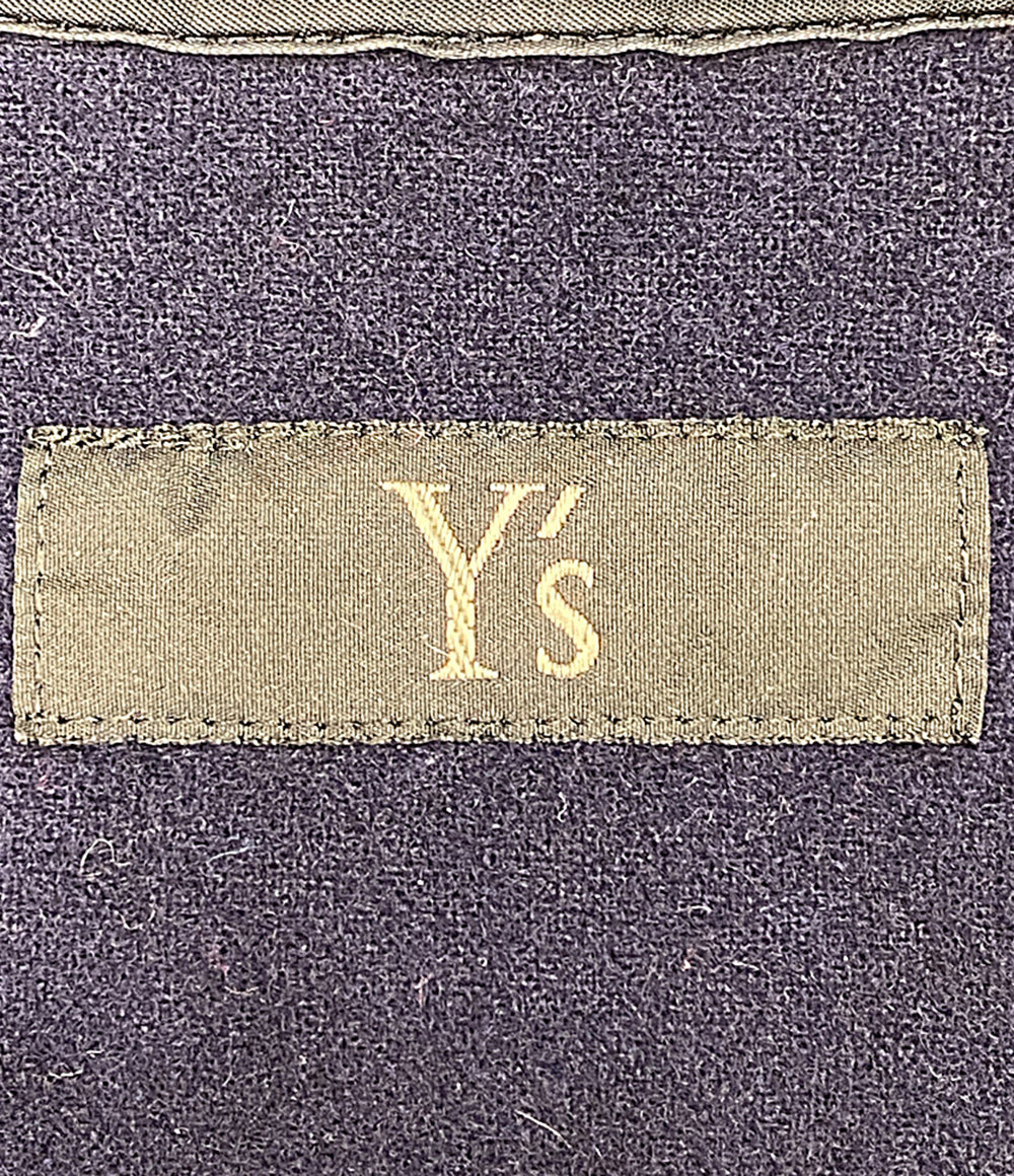 Y's ロングコート フロントボタン YQ-D33-112 レディース SIZE 1 ワイズ