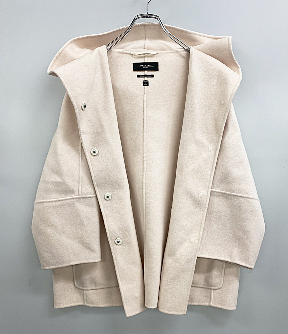 WEEKEND Max Mara コート ウールフーディ レディース SIZE 40 ウィークエンド マックスマーラ