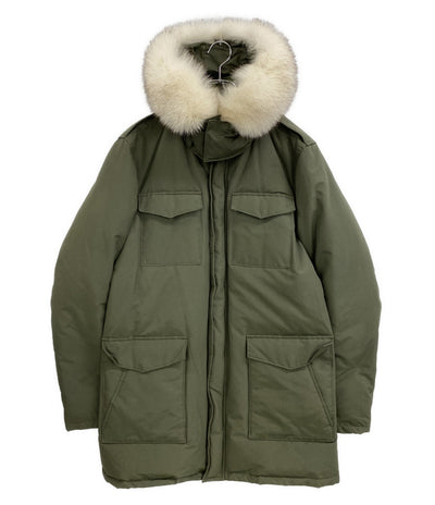 AKM ダウンジャケット カーキ CNY014 メンズ SIZE XL エイケイエム