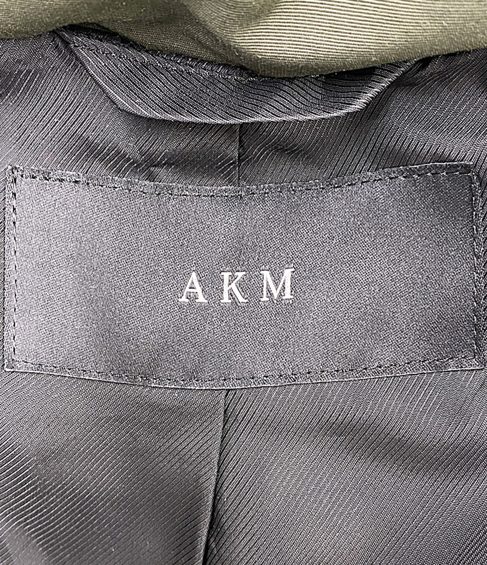 AKM ダウンジャケット カーキ CNY014 メンズ SIZE XL エイケイエム