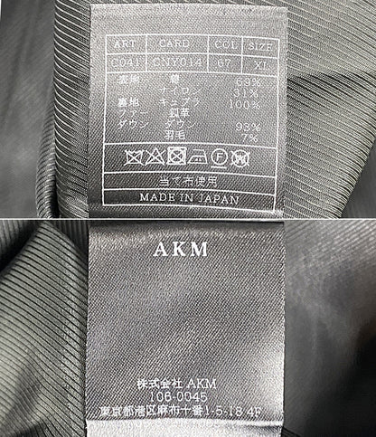 AKM ダウンジャケット カーキ CNY014 メンズ SIZE XL エイケイエム