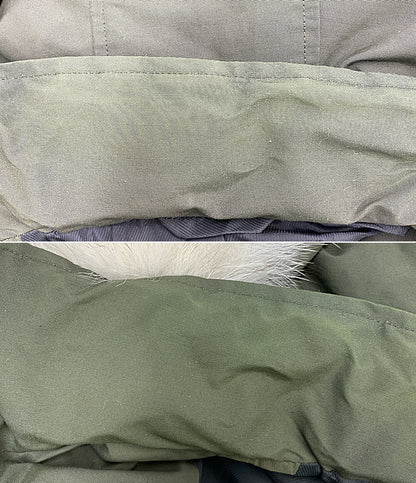 AKM ダウンジャケット カーキ CNY014 メンズ SIZE XL エイケイエム
