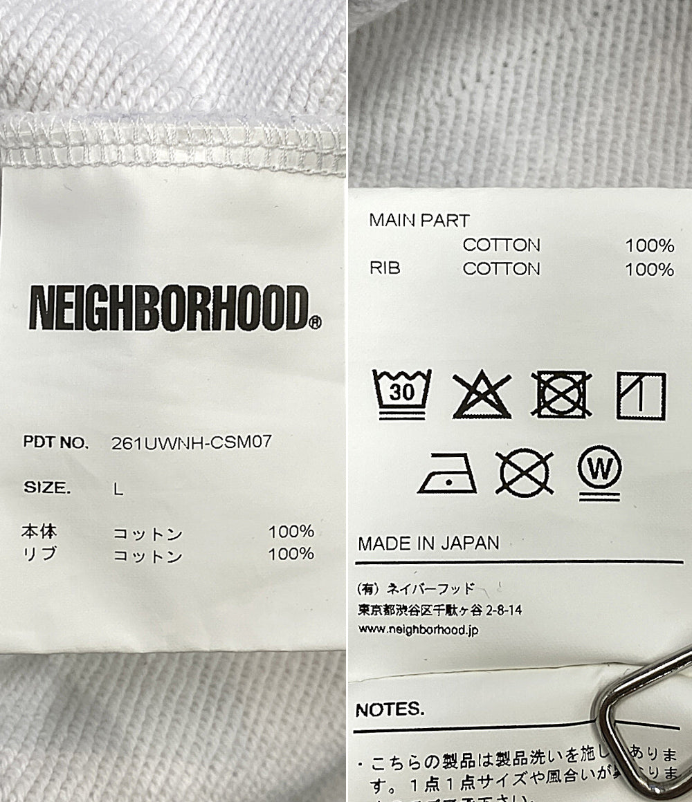 美品 NEIGHBORHOOD スウェット 261UWNH-CSM07 メンズ SIZE L ネイバーフッド