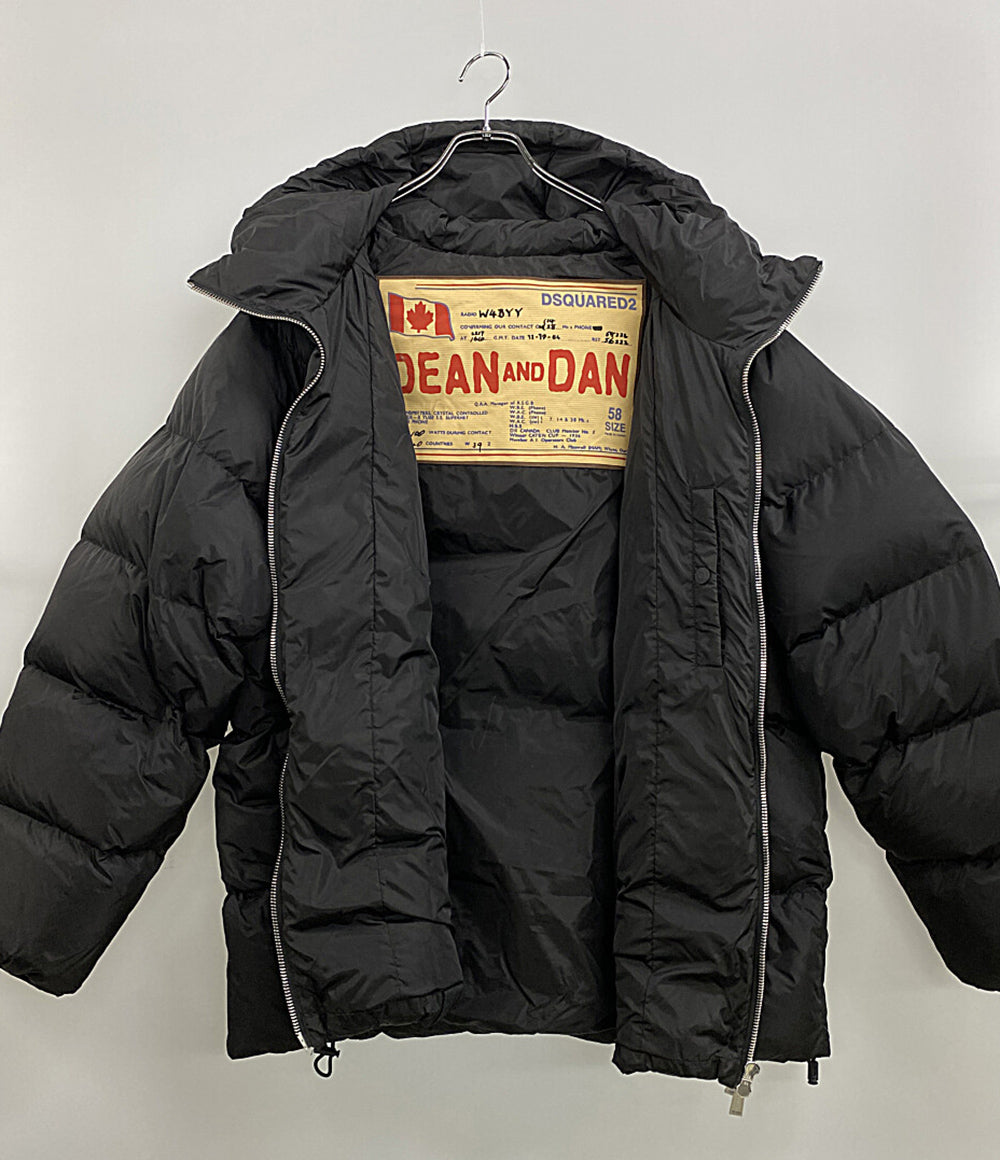 DSQUARED2 ダウンジャケット S71AN0643 ブラック メンズ SIZE 58 ディースクエアード