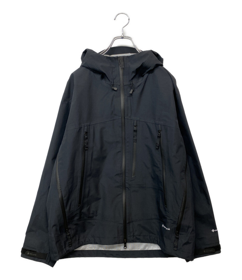 美品 Snow Peak スノーピーク ゴアテックス レインジャケット ブラック メンズ SIZE M