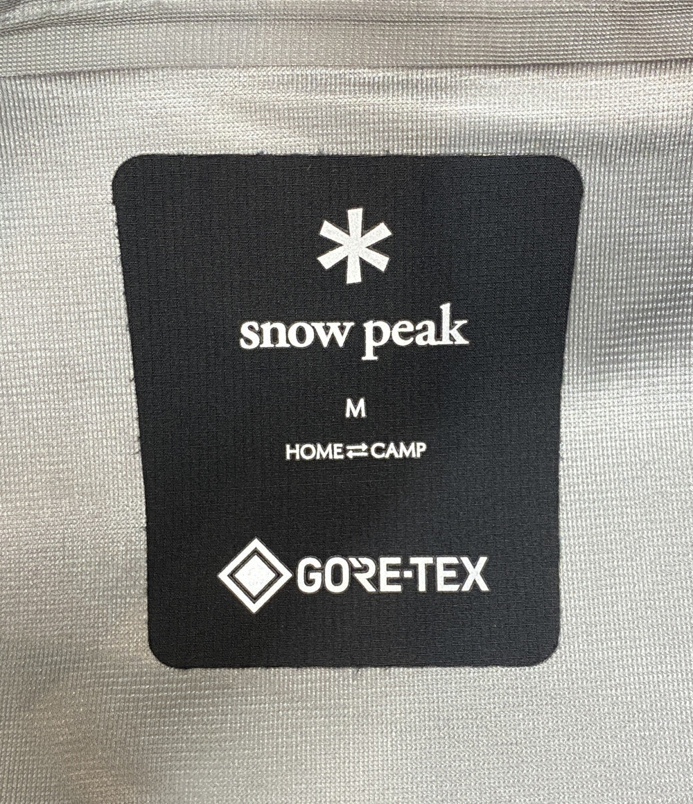 美品 Snow Peak スノーピーク ゴアテックス レインジャケット ブラック メンズ SIZE M