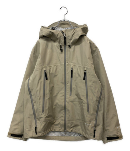 美品 Snow Peak スノーピーク ゴアテックス レインジャケット グレージュ JK-26SU014 メンズ SIZE M