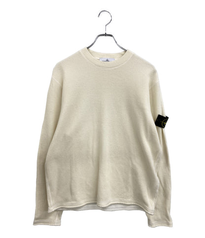 美品 STONE ISLAND ニット クリーム K2S156100044S0227 メンズ SIZE S ストーンアイランド