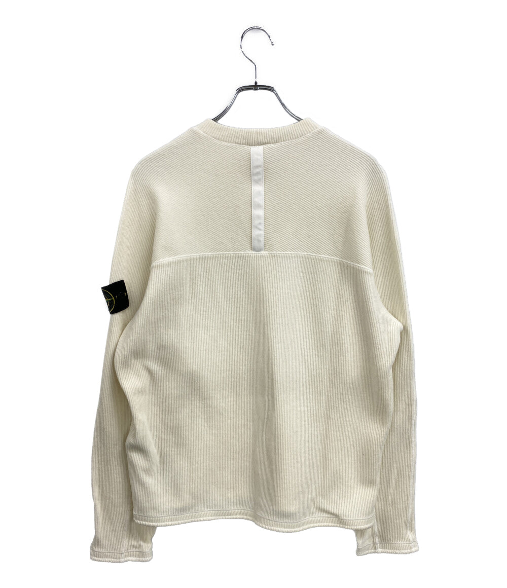 美品 STONE ISLAND ニット クリーム K2S156100044S0227 メンズ SIZE S ストーンアイランド