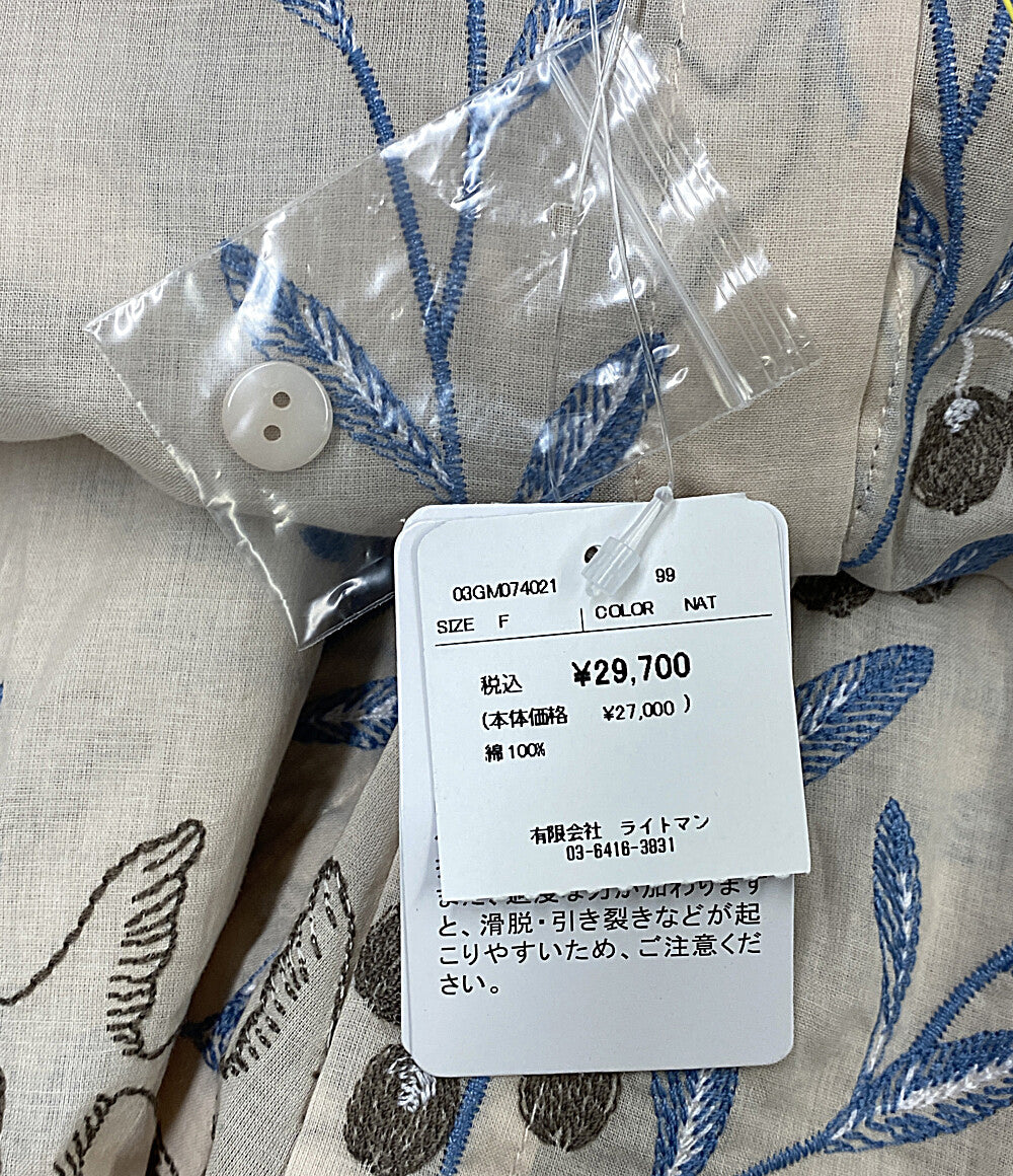 美品 marble SUD ノースリーブワンピース セナカ シャーリング ピンク 03GM074021 レディース SIZE F マーブルシュッド