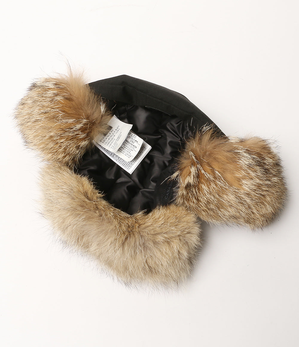 CANADA GOOSE アビエイターハット コヨーテファー 6185L レディース SIZE S/M カナダグース