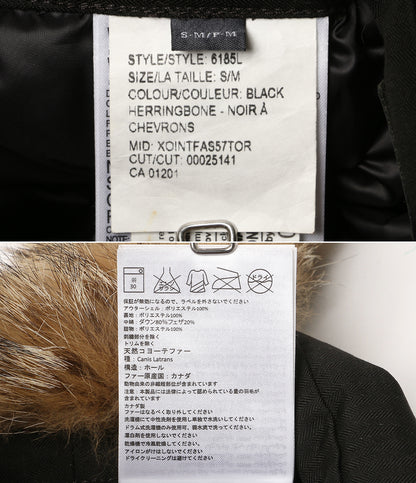CANADA GOOSE アビエイターハット コヨーテファー 6185L レディース SIZE S/M カナダグース