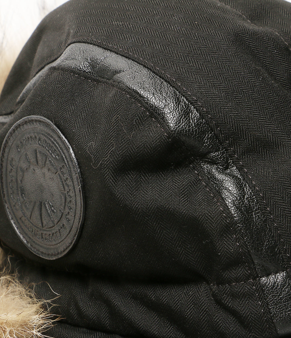 CANADA GOOSE アビエイターハット コヨーテファー 6185L レディース SIZE S/M カナダグース
