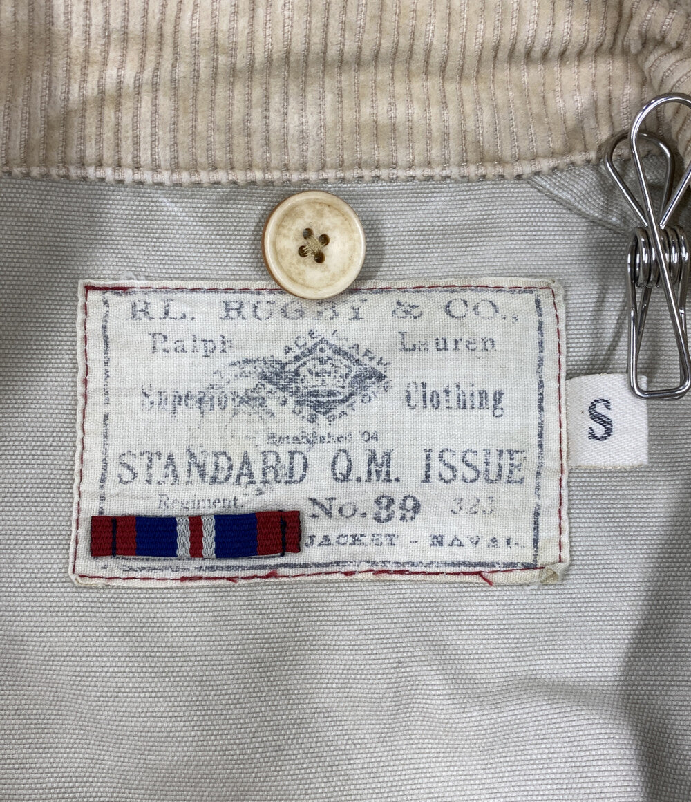 POLO RALPH LAUREN ファイヤーマンコート アイボリー ヴィンテージ メンズ SIZE S ポロ・ラルフローレン