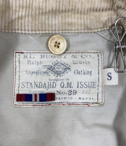 POLO RALPH LAUREN ファイヤーマンコート アイボリー ヴィンテージ メンズ SIZE S ポロ・ラルフローレン