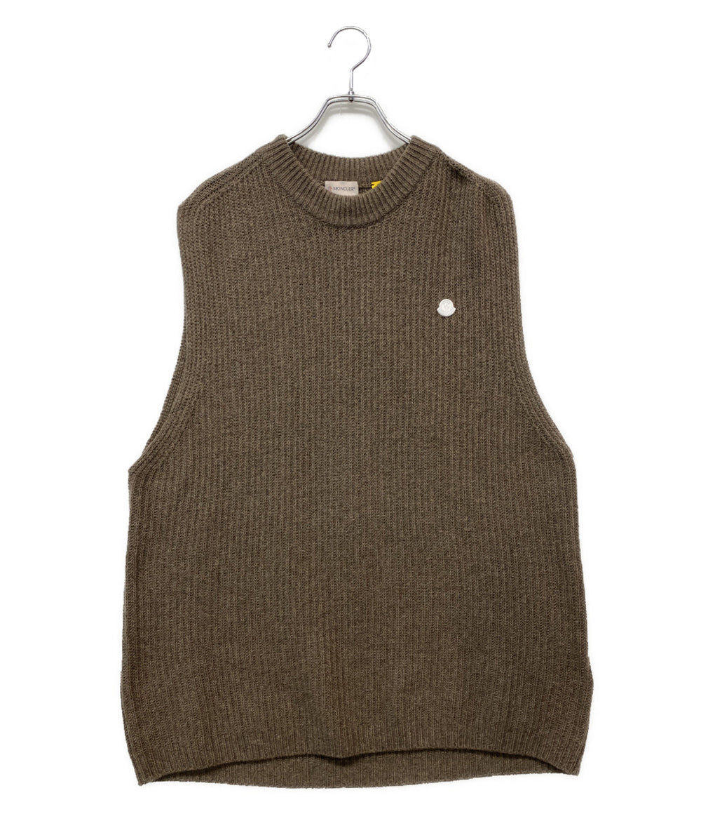 美品 MONCLER×HYKE ハイク ベスト GENIUS HYKE 21AW GILET TRICOT メンズ SIZE M モンクレール