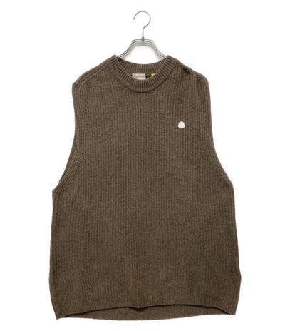 美品 MONCLER×HYKE ハイク ベスト GENIUS HYKE 21AW GILET TRICOT メンズ SIZE M モンクレール