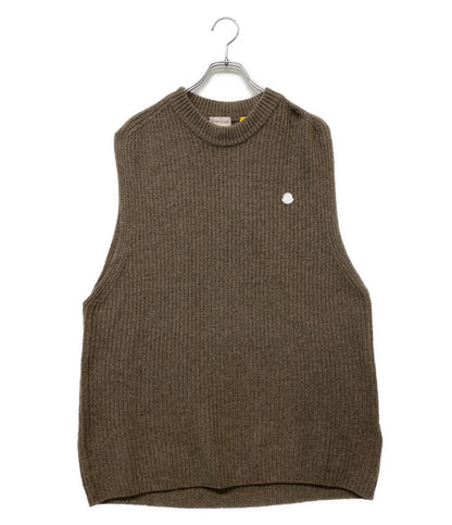 美品 MONCLER×HYKE ハイク ベスト GENIUS HYKE 21AW GILET TRICOT メンズ SIZE M モンクレール