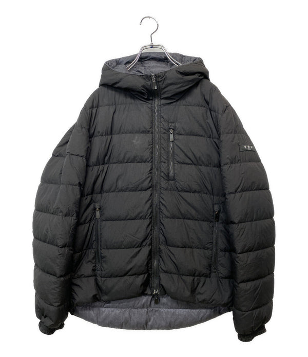 TATRAS リバーシブルフーディー付きダウンジャケット ブラック グレー MTK18A491 メンズ SIZE 03 タトラス