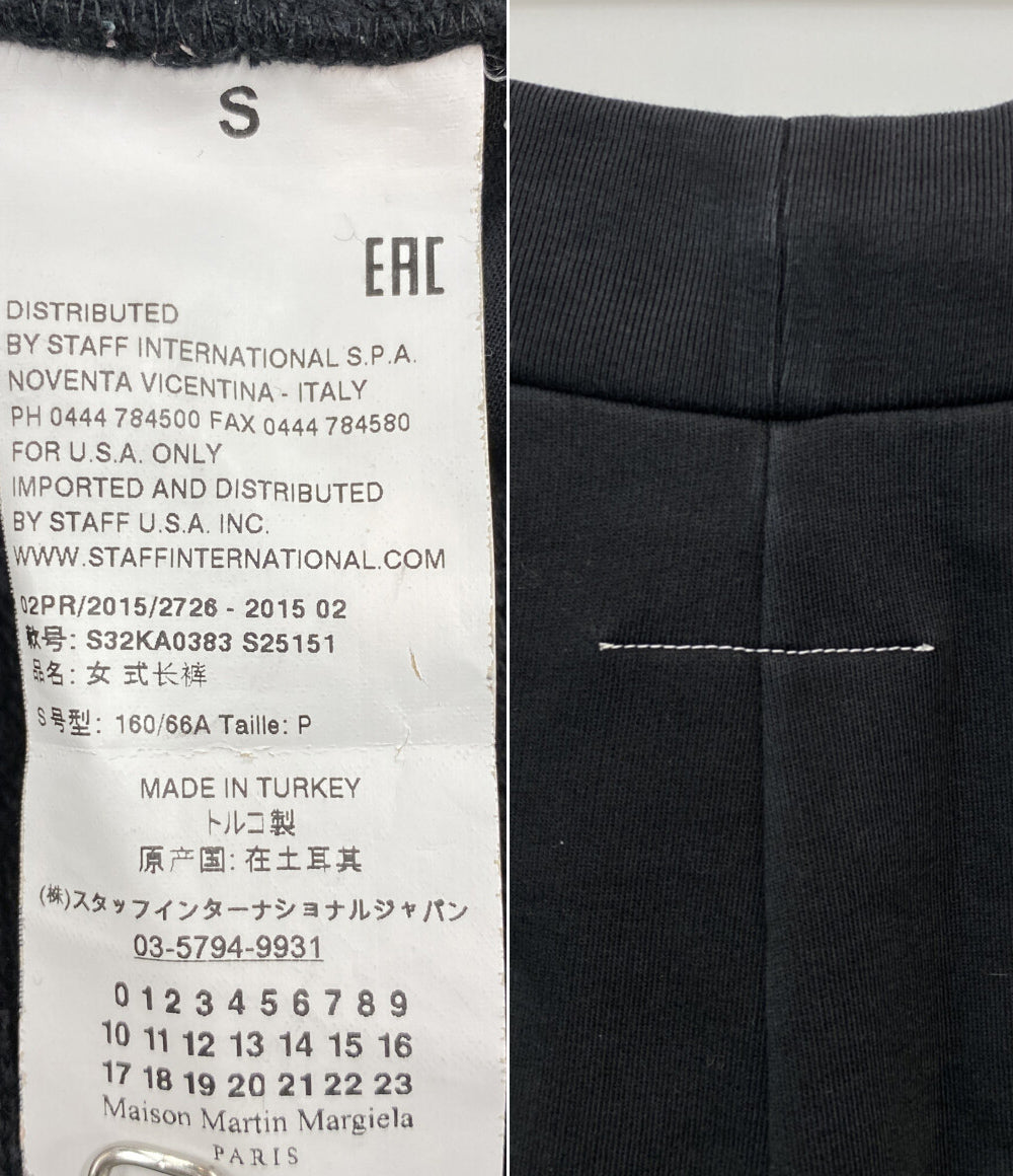 MM6 Maison Margiela スウェットパンツ ブラック レディース SIZE S エムエムシックス