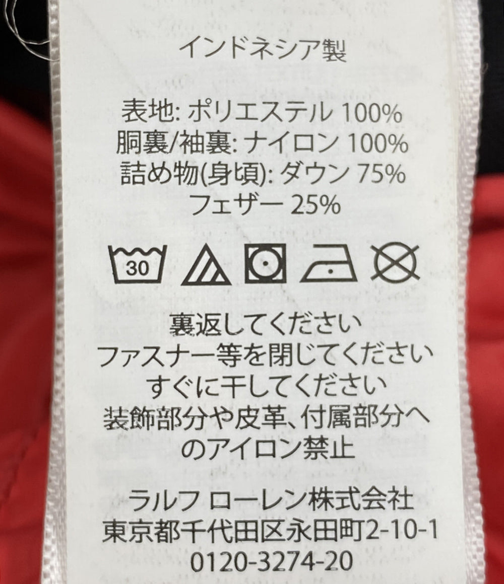 RALPH LAUREN ダウンジャケット ブラック ビックポニー メンズ SIZE XS ラルフローレン