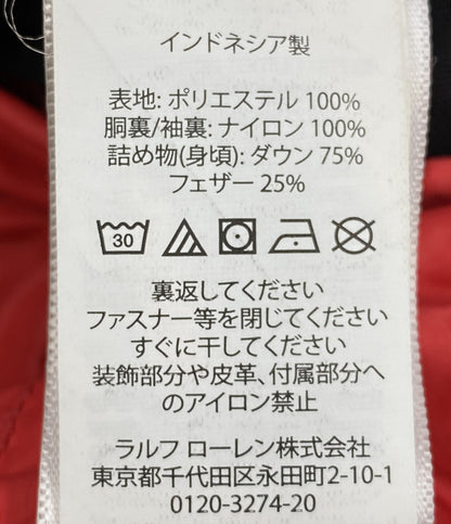 RALPH LAUREN ダウンジャケット ブラック ビックポニー メンズ SIZE XS ラルフローレン