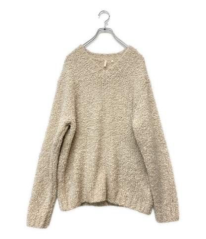 SUNFLOWER サンフラワー ニット クリーム ウール メンズ SIZE M
