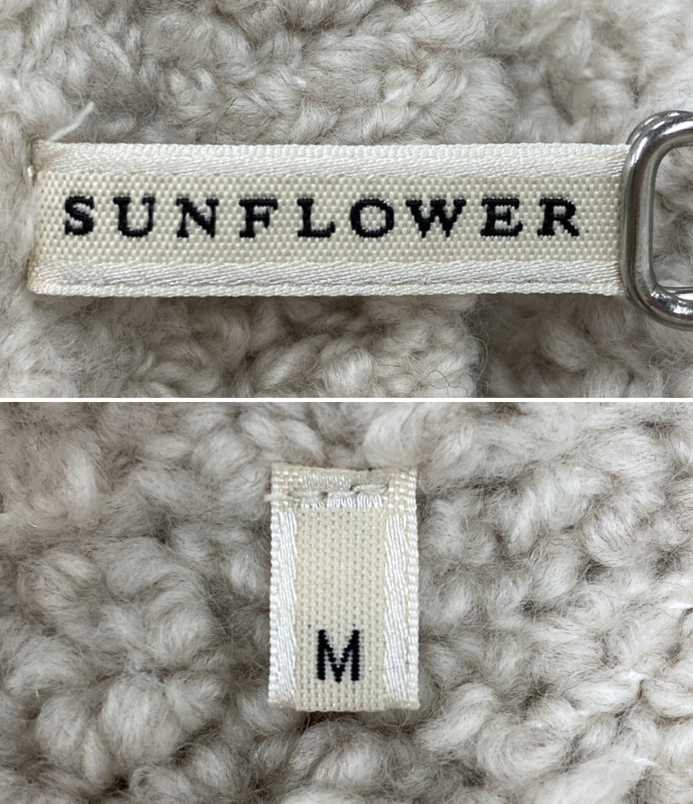 SUNFLOWER サンフラワー ニット クリーム ウール メンズ SIZE M