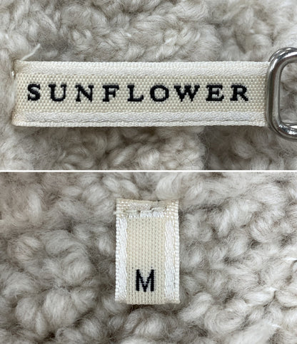 SUNFLOWER サンフラワー ニット クリーム ウール メンズ SIZE M