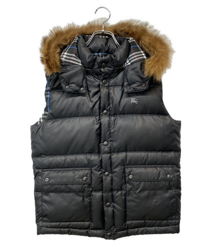 BURBERRY BLUE LABEL ダウンベスト FCK33-809-09 メンズ SIZE M バーバリーブルーレーベル