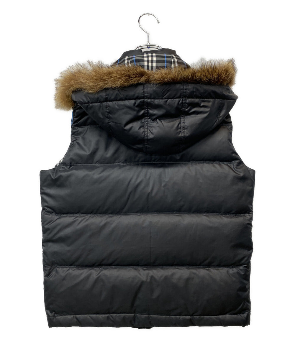 BURBERRY BLUE LABEL ダウンベスト FCK33-809-09 メンズ SIZE M バーバリーブルーレーベル