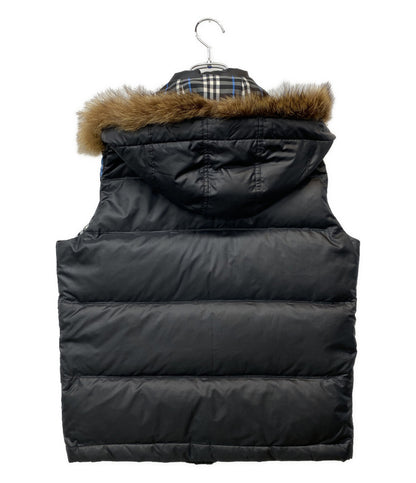 BURBERRY BLUE LABEL ダウンベスト FCK33-809-09 メンズ SIZE M バーバリーブルーレーベル