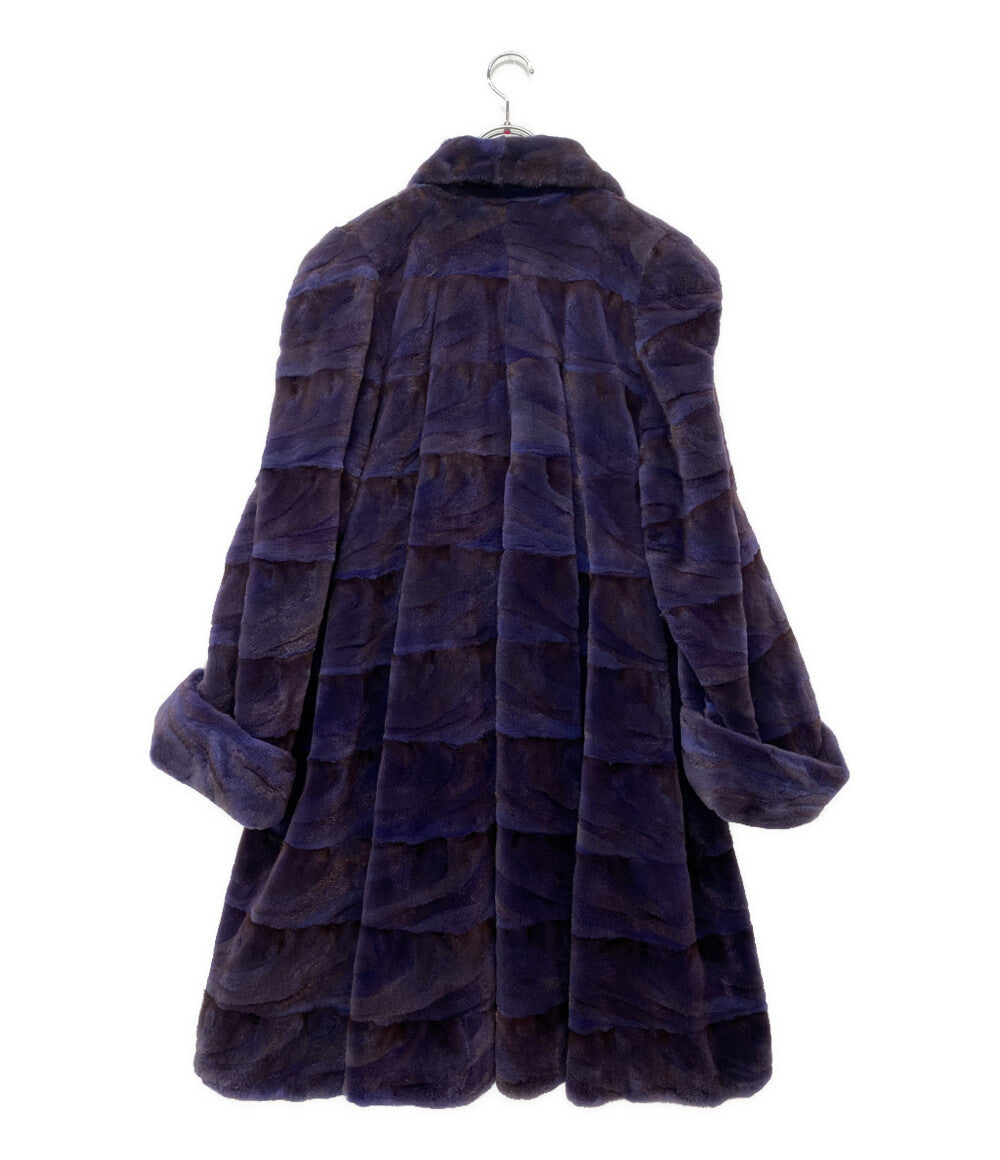 personagio personagio コート パープル 毛皮 2-30027 レディース SIZE 40