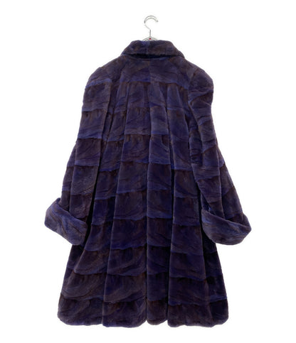 personagio personagio コート パープル 毛皮 2-30027 レディース SIZE 40