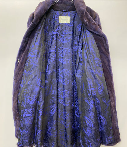 personagio personagio コート パープル 毛皮 2-30027 レディース SIZE 40