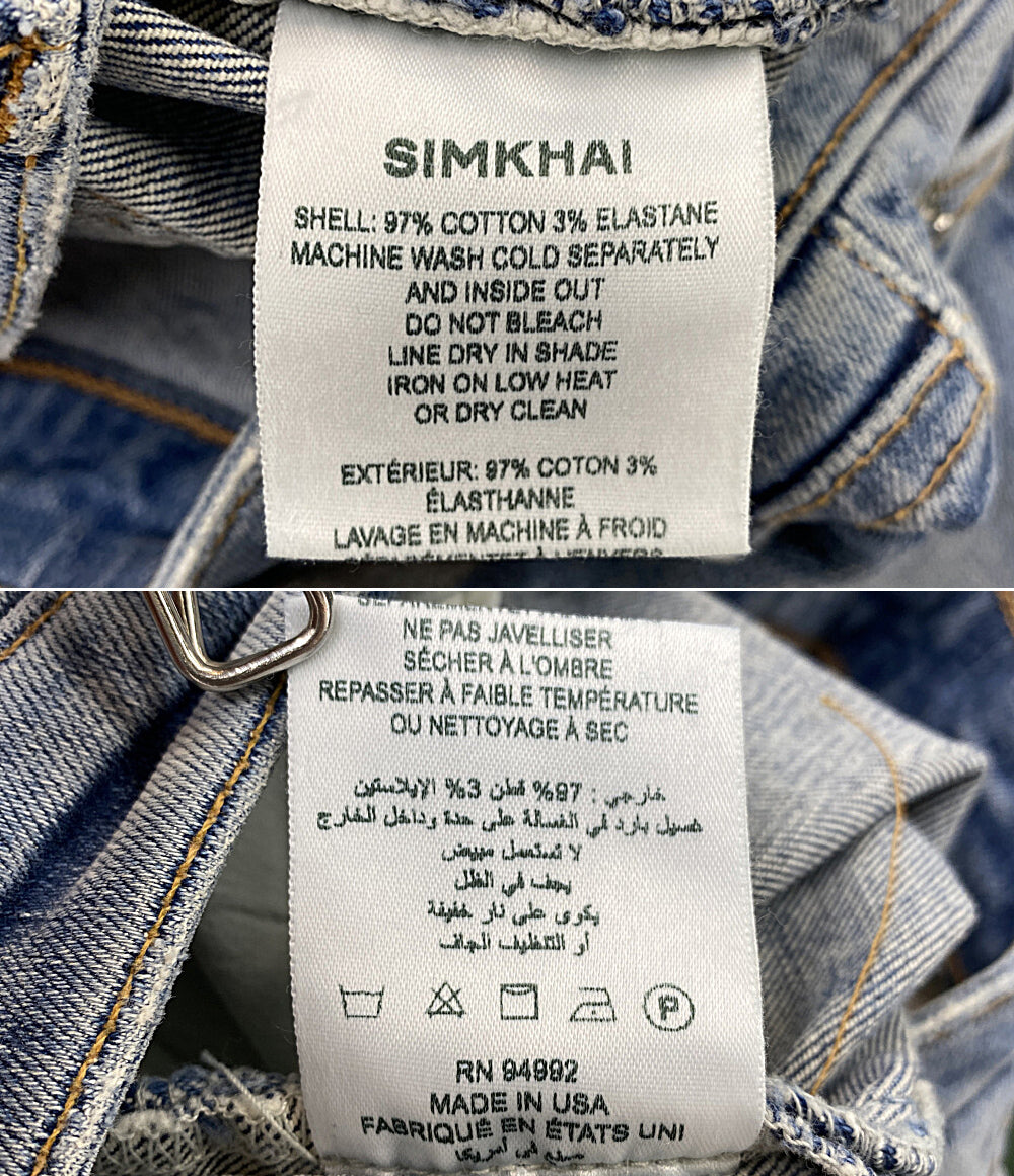 SIMKHAI シンカイ デニムパンツ ブルー レディース SIZE 27