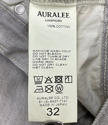 美品 AURALEE デニムパンツ A26SP02BD ライトグレー メンズ SIZE 32 オーラリー