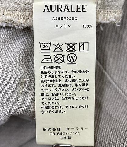 美品 AURALEE デニムパンツ A26SP02BD ライトグレー メンズ SIZE 32 オーラリー