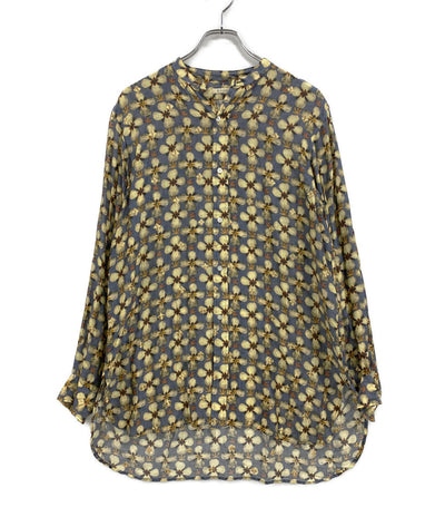 HEUGN ユーゲン 花柄 バンドカラーシャツ メンズ SIZE 2