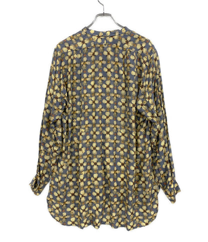 HEUGN ユーゲン 花柄 バンドカラーシャツ メンズ SIZE 2