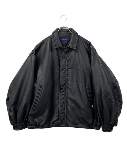 NAUTICA 中綿ジャケット フェイクレザー 233-1574 メンズ SIZE L ノーティカ