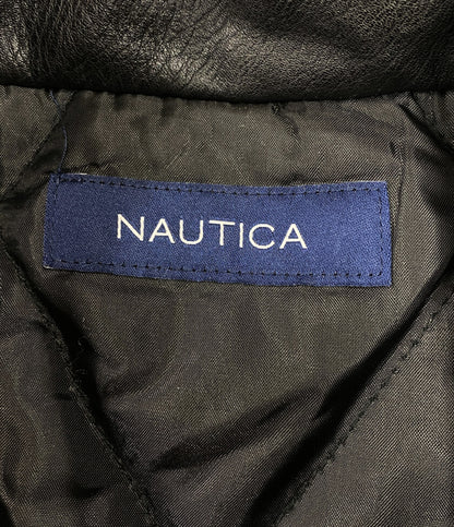 NAUTICA 中綿ジャケット フェイクレザー 233-1574 メンズ SIZE L ノーティカ