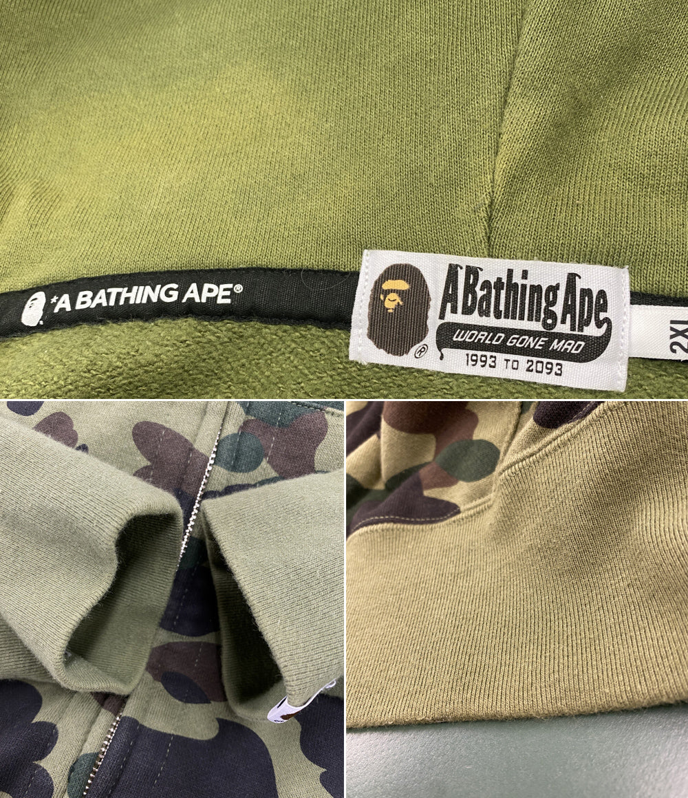 A BATHING APE スウェットパーカー 001ZPK701016M カモフラ メンズ SIZE 2XL アベイシングエイプ