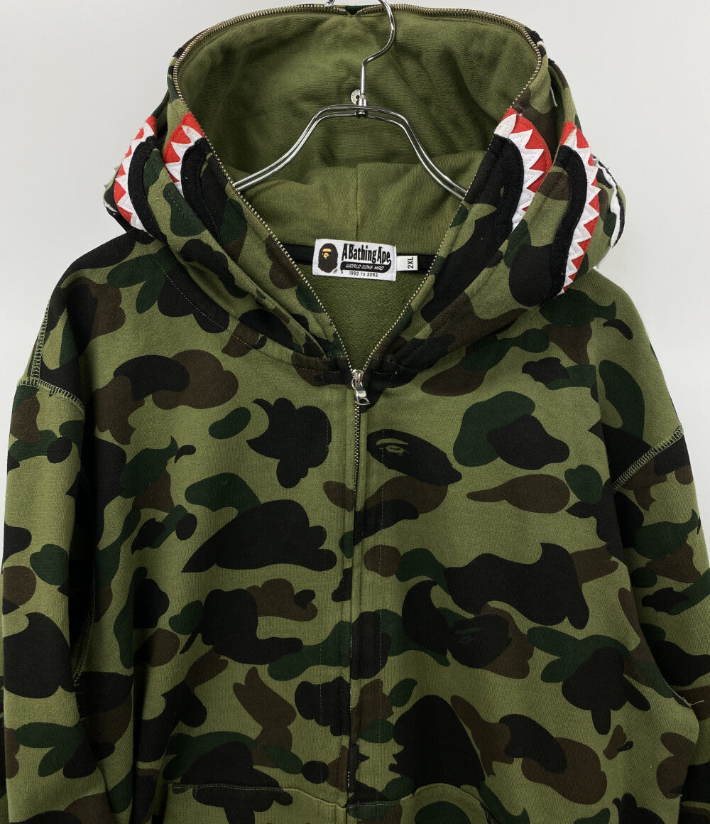 A BATHING APE スウェットパーカー 001ZPK701016M カモフラ メンズ SIZE 2XL アベイシングエイプ
