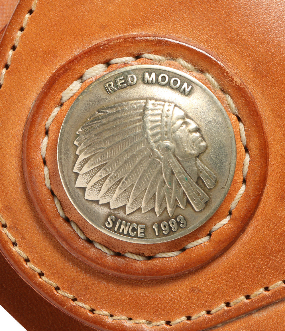RED MOON レッドムーン 二つ折り財布 SHAMAN ブラウン レザー メンズ