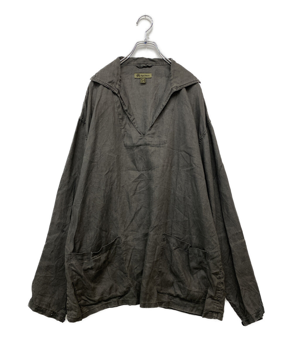 NIGEL CABOURN フレンチプルオーバーシャツーヘンプ 80480010006 メンズ SIZE 54 ナイジェルケーボン