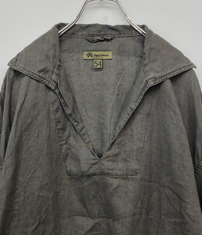 NIGEL CABOURN フレンチプルオーバーシャツーヘンプ 80480010006 メンズ SIZE 54 ナイジェルケーボン