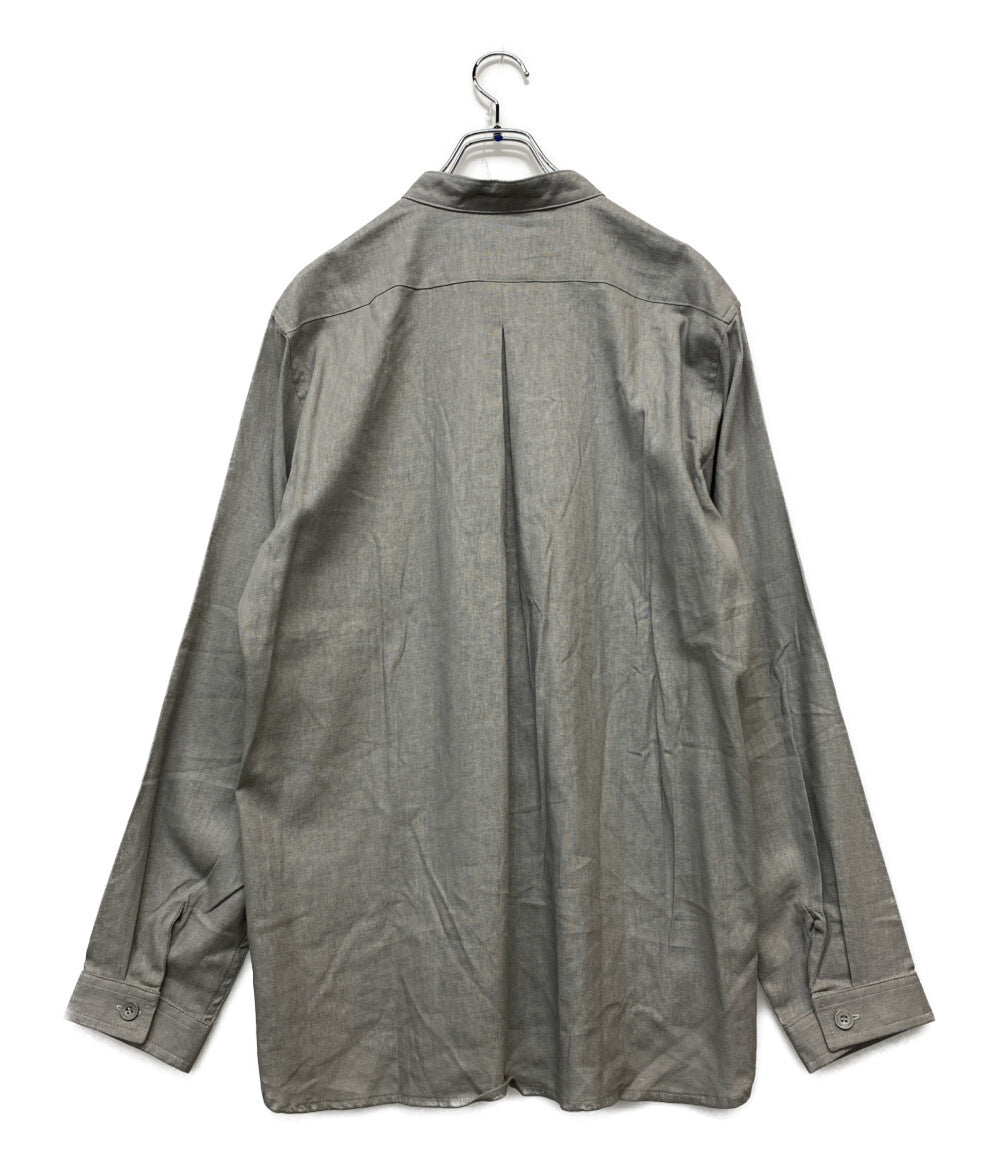 美品 hackney union workhouse ハックニーユニオンワークハウス ベッドシャツ リネン SS24-003 8048-34-10000 メンズ SIZE 42